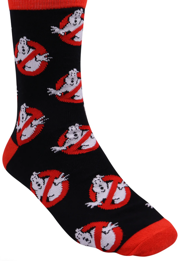 Calzini Ghostbusters SI ILLUMINANO AL BUIO! Glow in th dark - ROSSI