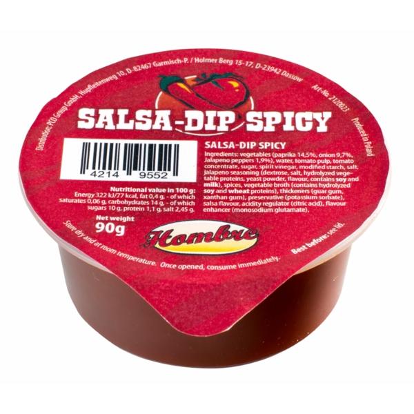 Hombre Salsa Dip Spicy - autentica con peperoni Jalapeños