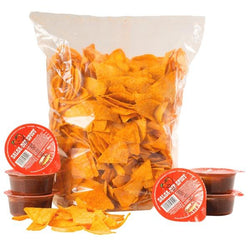 Kit Hombre Nacho&Dip - 750g di Nachos Barbecue con salsa piccante o al formaggio a tua scelta