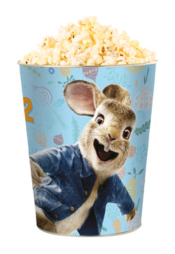 PETER RABBIT 2 - secchio contenitore in metallo brillante da 3,8L