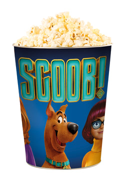 SCOOBY-DOO - secchio contenitore in metallo brillante 3,8L